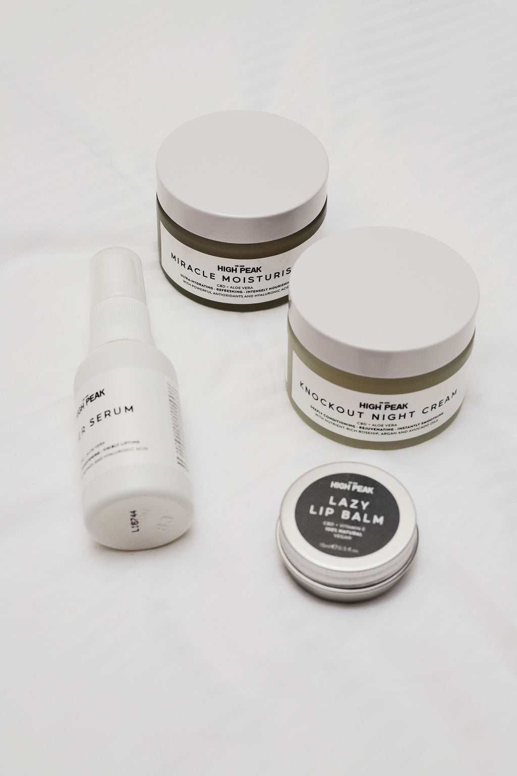 CBD Skincare Set with Lazy Lip Balm - We Are High Peak